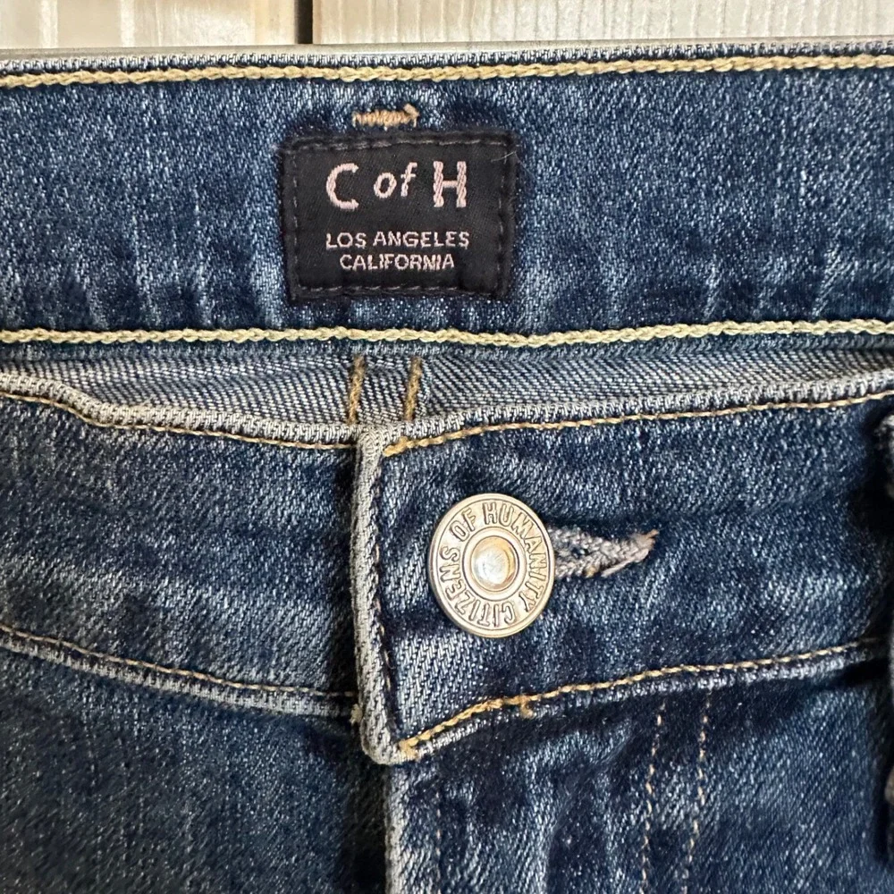 Citizens of Humanity Drew Flounce‎ High Rise Crop Flare Jeans - Size 28